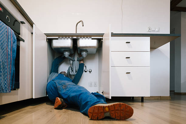 Professional Plumbing technician working in Clear Lake, MN